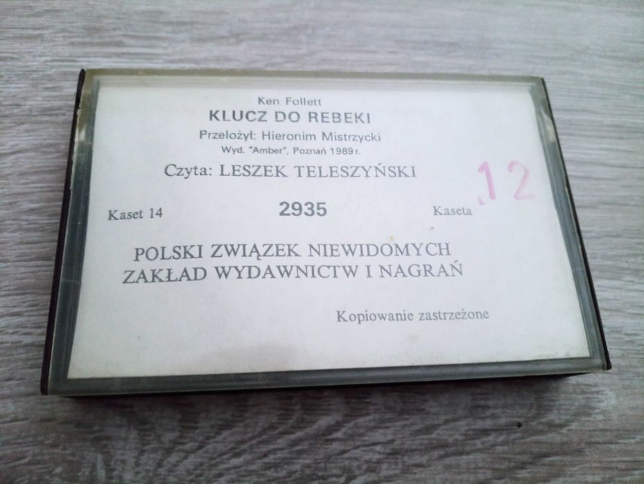 Kasety magnetofonowe Klucz do Rebeki 14 szt PRLL