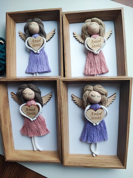 Aniołek upominek w ramce