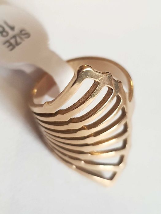 Piękny Pierścionek Stal Chirurgiczna 16mm