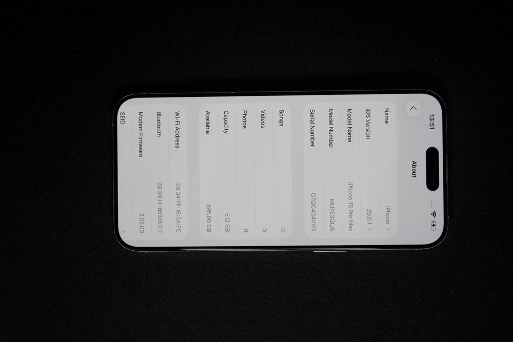Iphone 15 Pro max 512 Gb
