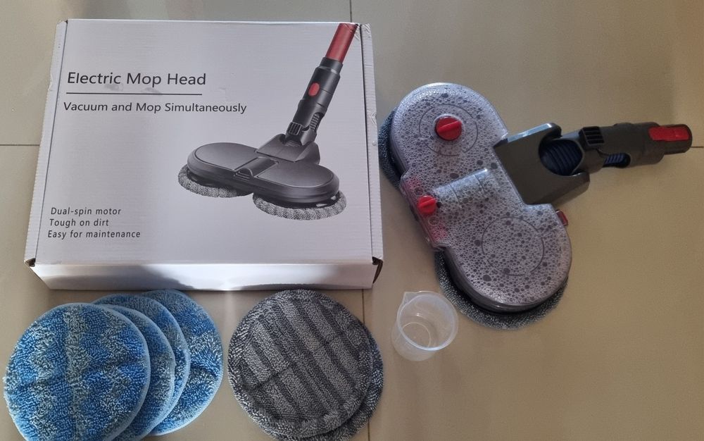 Escova de aspiração e  lavagem  rotativa + discos para tijoleira e pis