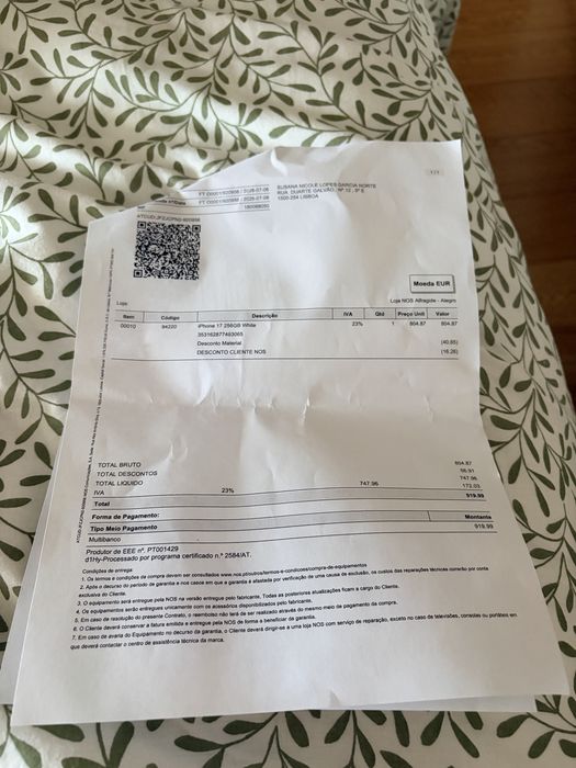 Iphone 17 256gb fatura e garantia - vende/troca