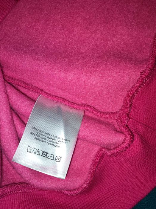 Стильный худи реглан кенгурушка малинового цвета. Размер XS.новый