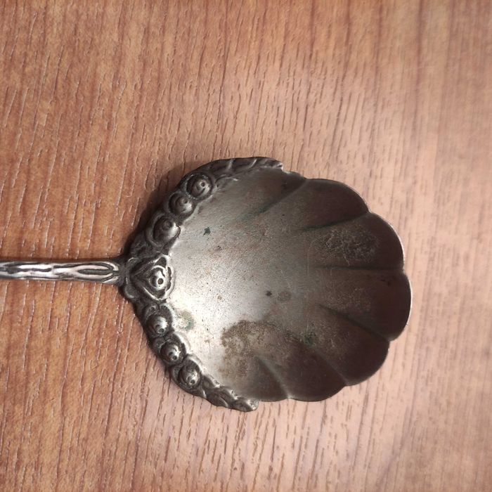 Серебряная ложка для сахара