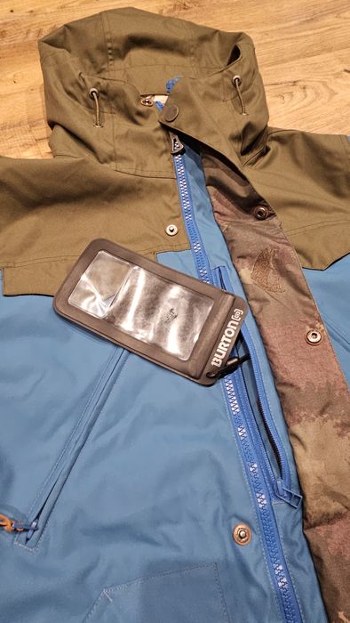 Kurtka snowboardowa męska Burton FOLSOM JK GLACIER BLUE/KEEF