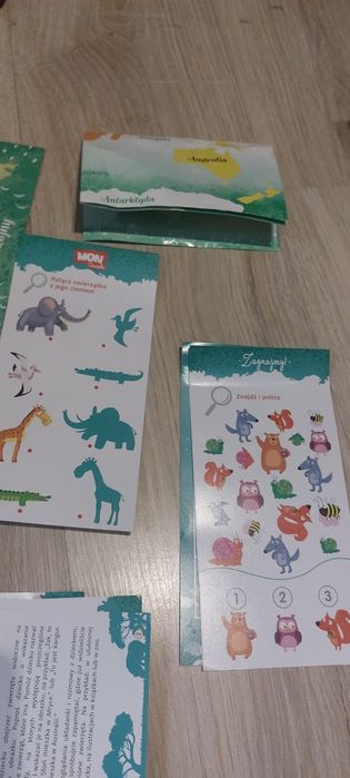 Puzzle MON zwierzęta świata mapa 40