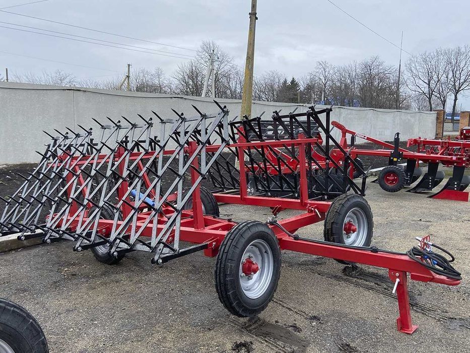 Зубова борона, зчіпка борін, сцепка борон, БГ БПГ Деметра важкі борони