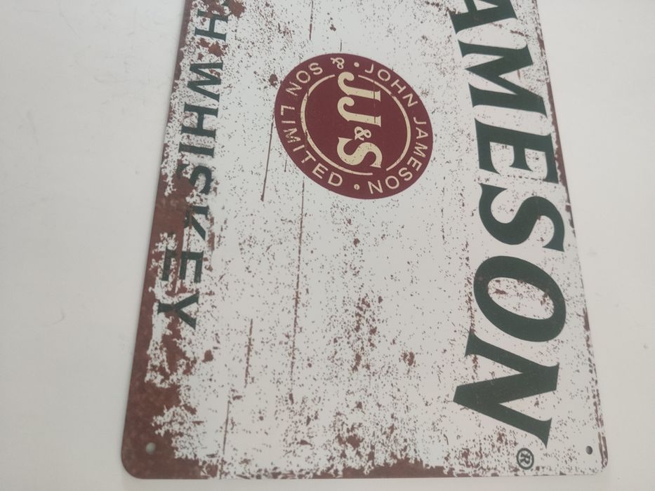 Tablica metalowa do powieszenia Jameson 30x20 cm