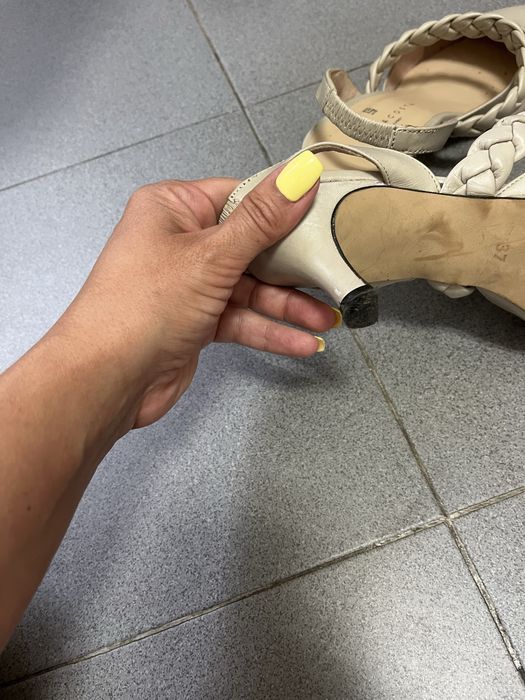 Sapatos mules Sofia Costa,como novas,tacão médio,tamanho 37,20€