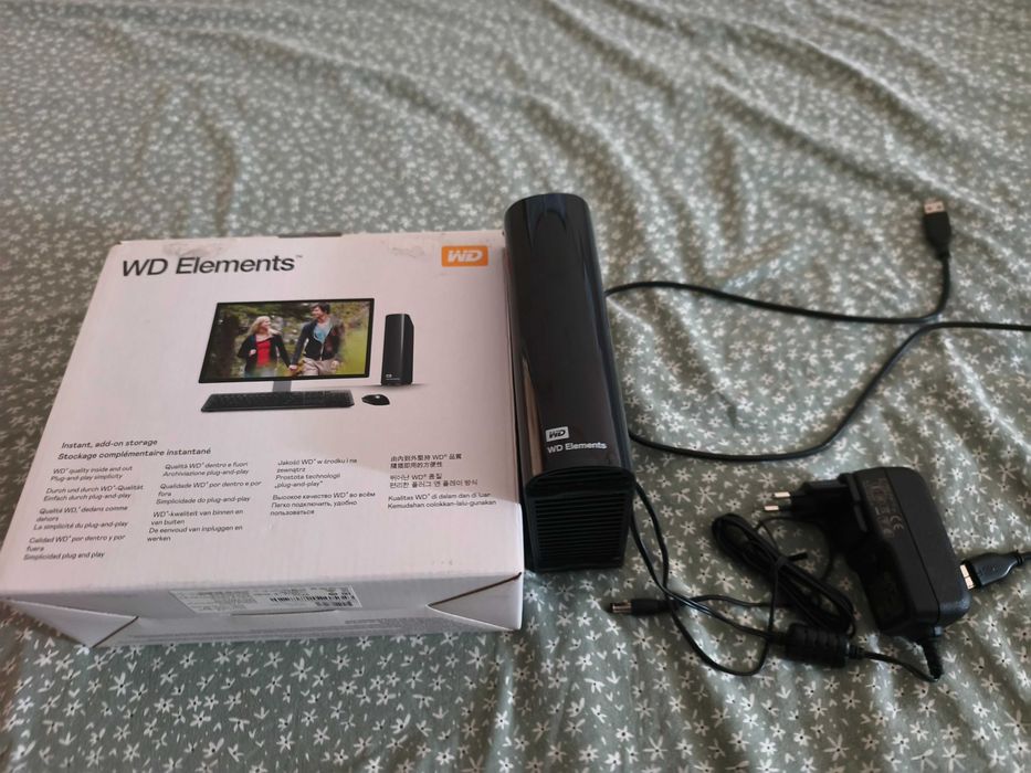 WD Elements Desktop 12TB dysk zewnętrzny HDD USB 3.0 3,5” + zasilacz