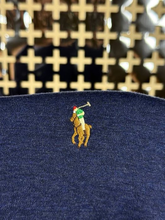 Лонгслів-поло Polo Ralph Lauren оригінал Polo M-L синій 10/10