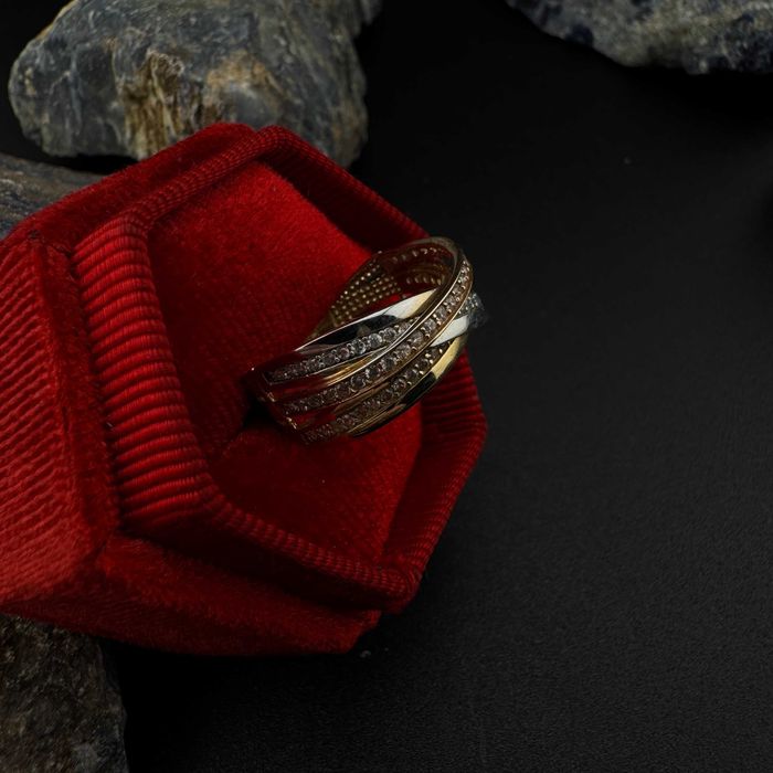 Elegancki Złoty Pierścionek NOWY 585 3.17g rozmiar 14 (J)