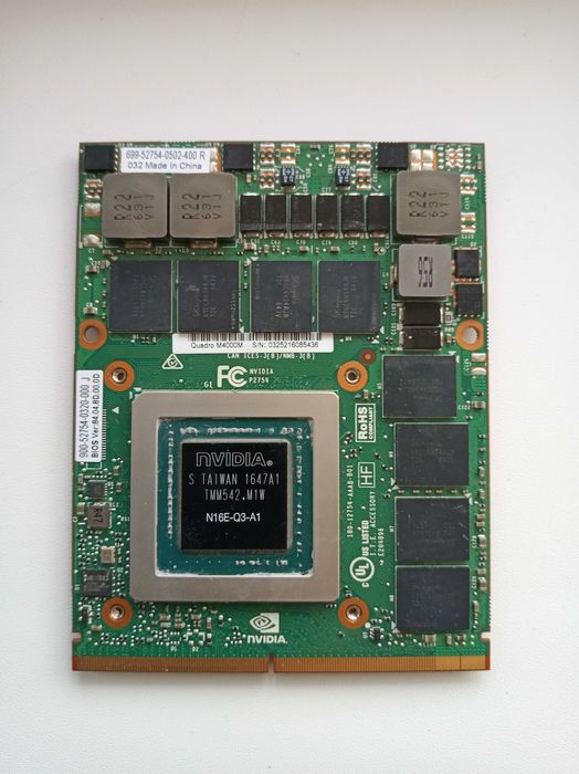 Видеокарта для ноутбука формат-В 3.0 NVIDIA M4000M 4Gb GDDR5 256Bit