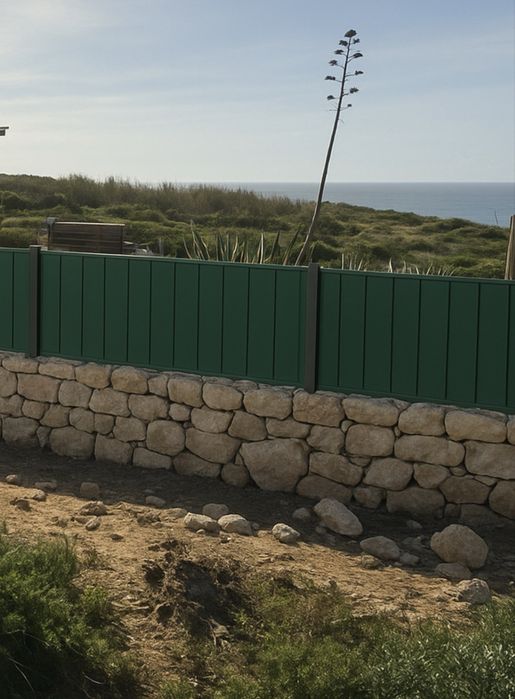 Muros em Pedra Natural