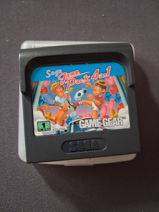 Pack Sega Game Gear + Carregador Original + 4 Jogos (Para Reparar / Mods)