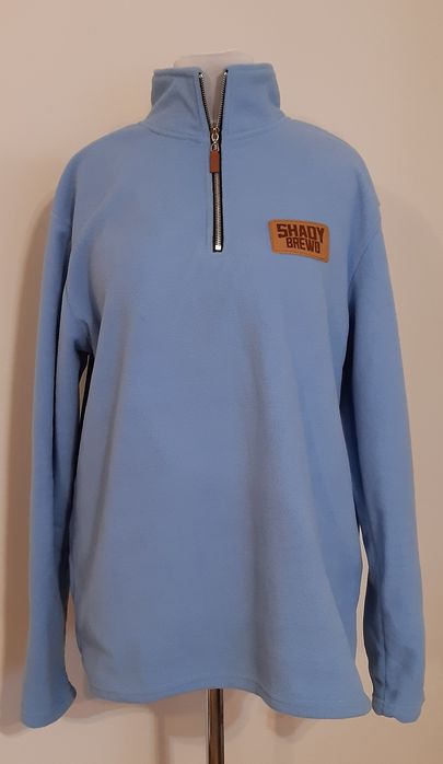 Polar niebieski zapinany pod szyją