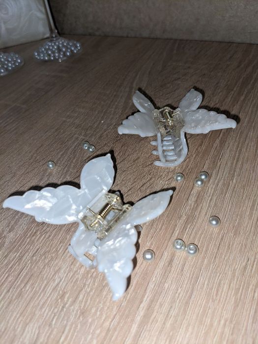 Заколка/крабік метелик