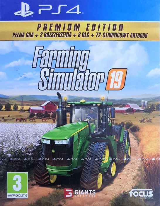 Farming Simulator 19 Premium Edition PL Playstation 4 PS4 PS5 Nowa