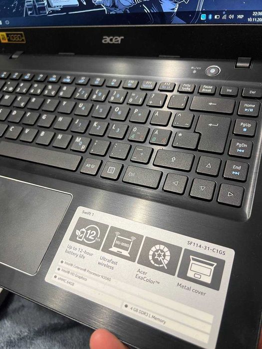 МАГАЗИН: Ноутбуки - Acer з Європи (4Gb RAM/SSD 32,64/Intel) Як НОВІ