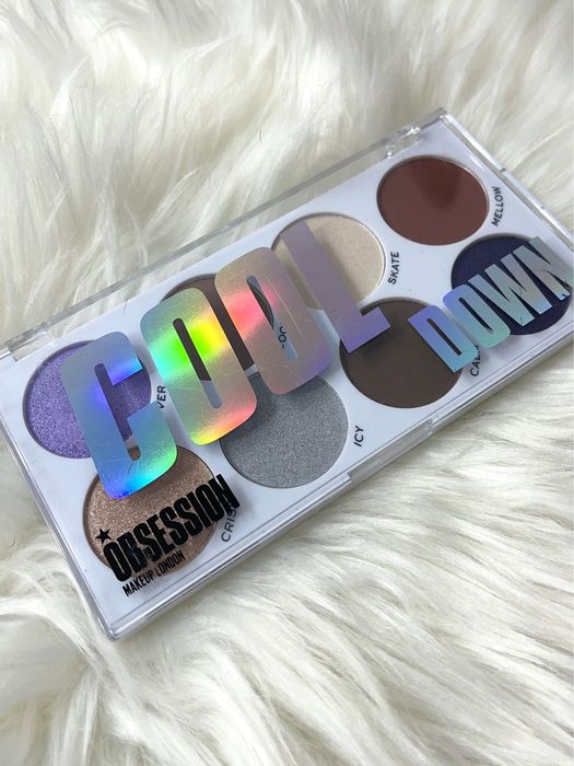 Paleta/Paletka cieni do oczu Makeup Obsession cool down