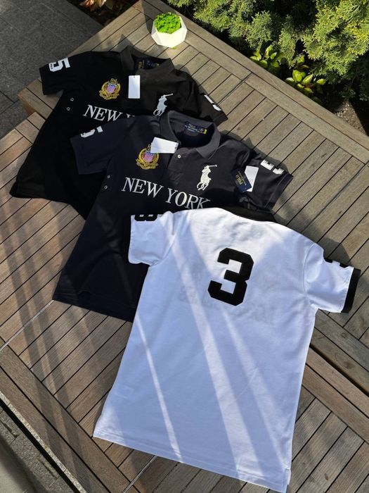 Футболка з комірцем Polo Ralph Lauren New York