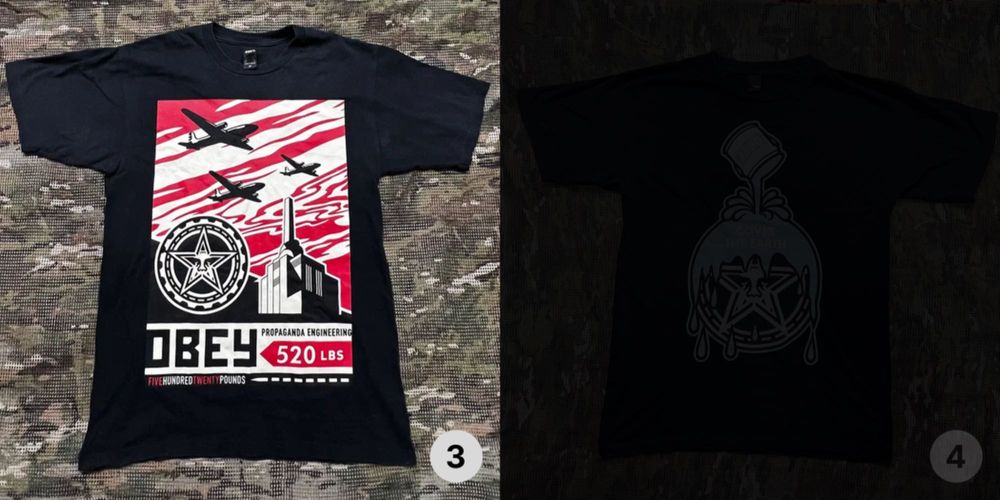 OBEY — Оригінальні футболки в гарному стані — ЛОТ