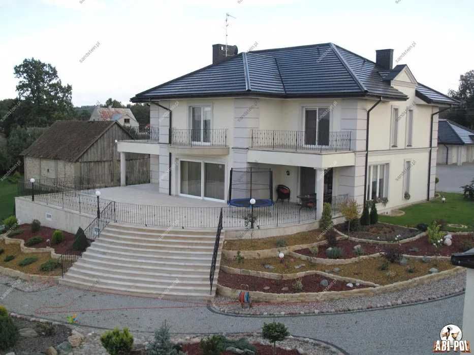 ~5 ~Schody zewnętrzne, piaskowiec, bloki, kamień naturalny