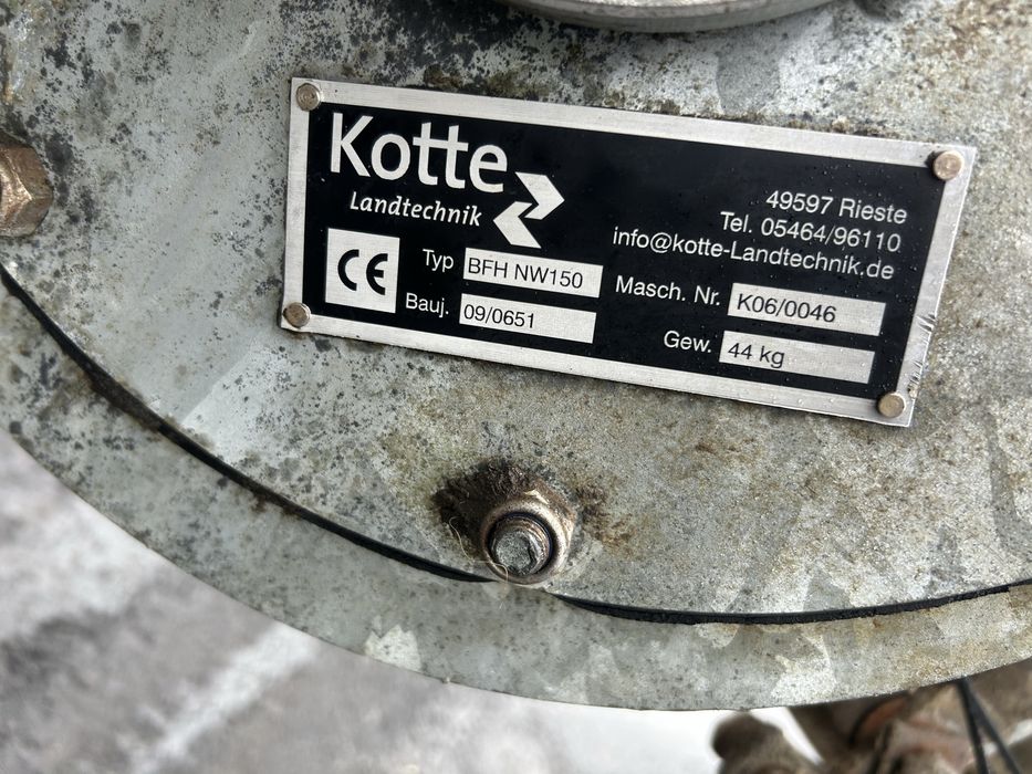 Beczkowóz Kotte Garant 10000 beczka asenizacyjna