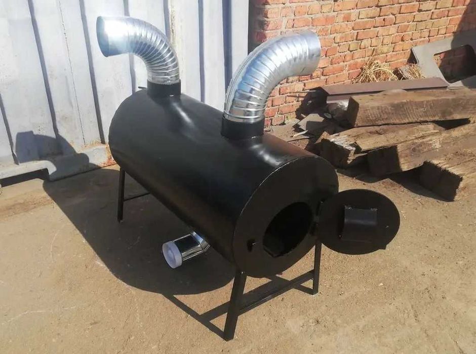 440 м3! 5мм! Обдув! Теплогенератор Печь Буржуйка Булерьян Піч Булер'ян