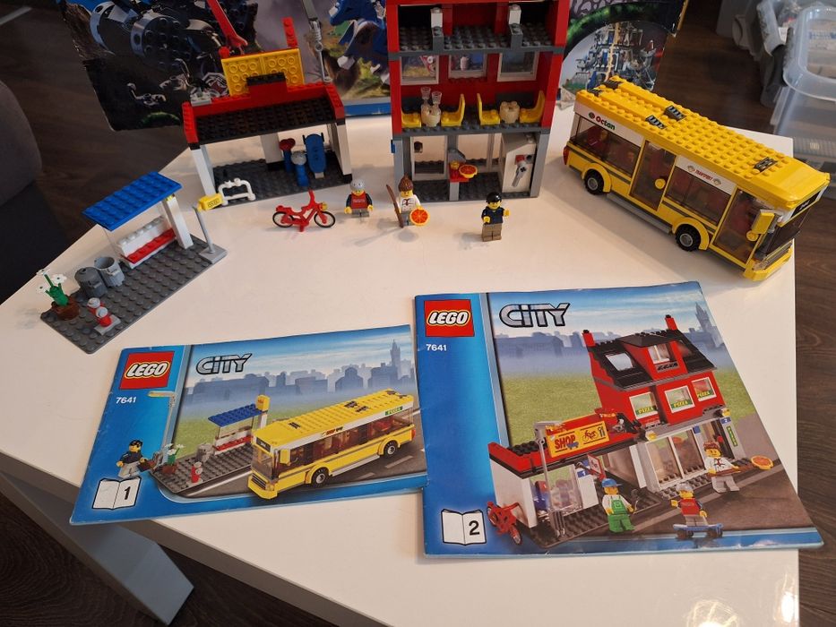 Lego 7641 Pizzeria Autobus Sklep Przystane Dom Zajezdniak
