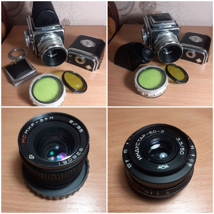 Плёночный фотоаппараты и обьективы