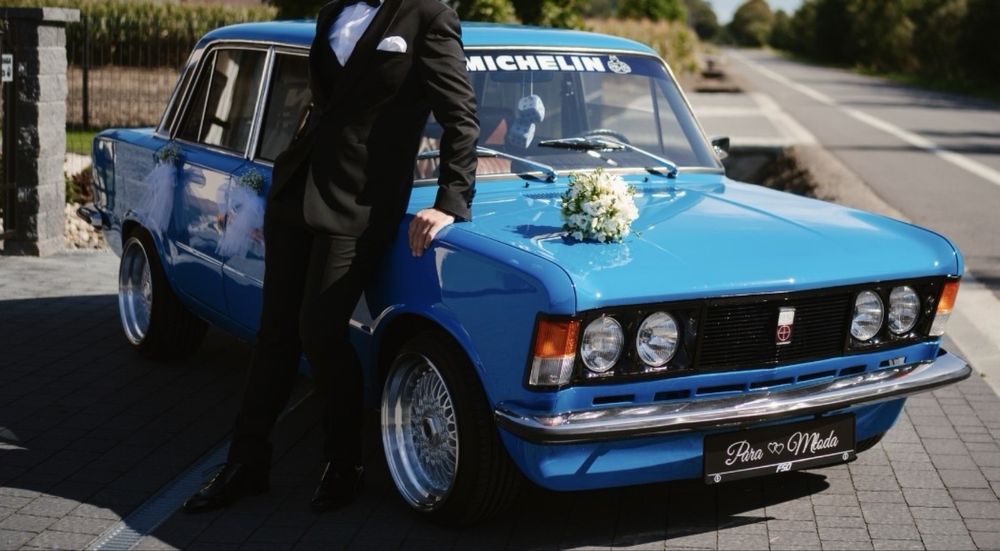 FSO Fiat 125p auto do ślubu / sesje zdjęciowe