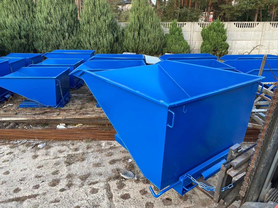 Koliba 1500 L kontener do wózka widłowego wychylny