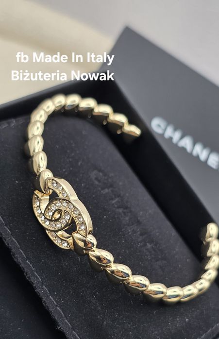 Bransoletka cc chanel cyrkonie