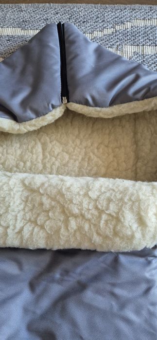 Śpiworek zimowy szary