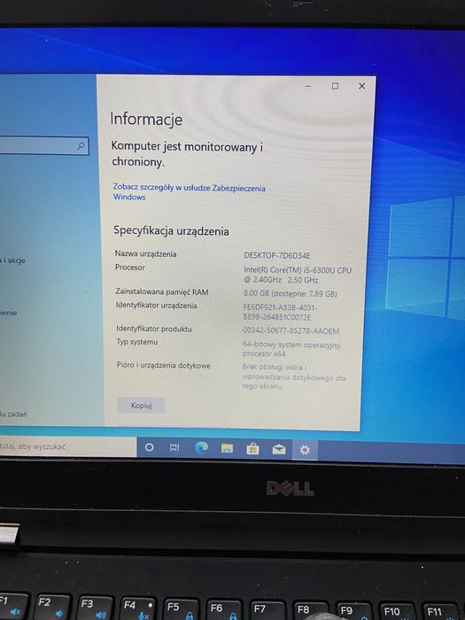 Zestaw do diagnistyki dell e5270 odis vas 5054a vag vw audi diagnoza