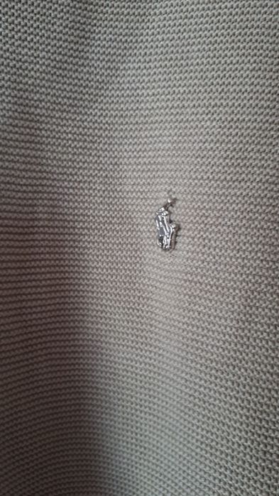 Beżowy sweter męski Polo sport Ralph Laurent m/l