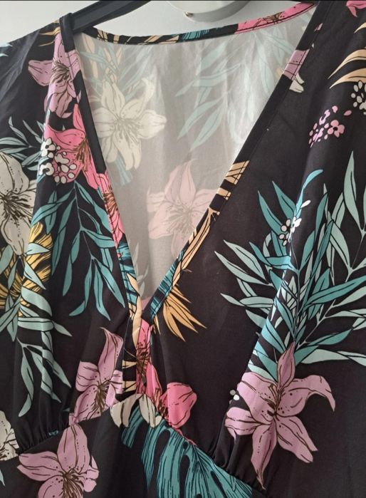 Vestido comprido florido