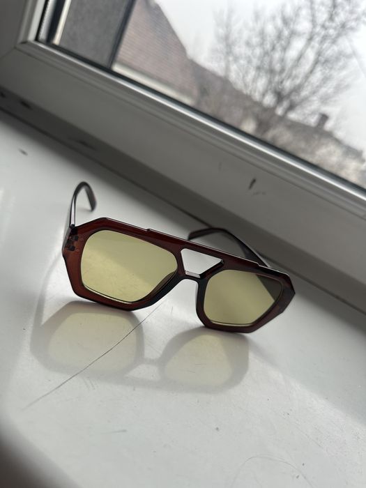 Okulary zieleń i brąz hit