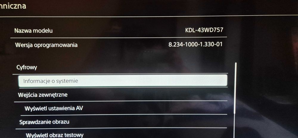 Telewizor SONY BRAVIA KDL-43WD757
