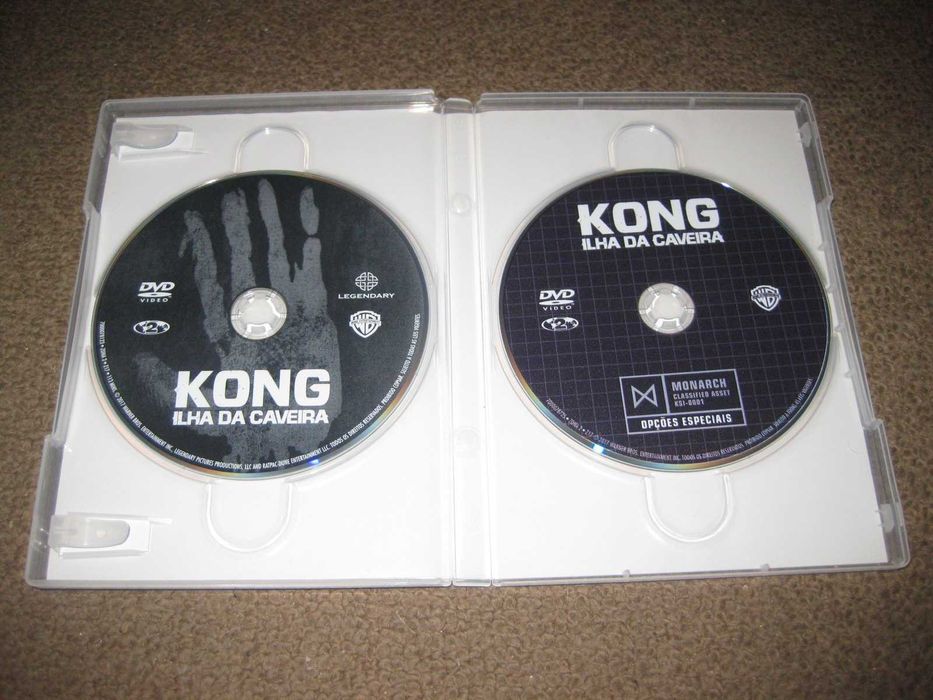 Kong: Ilha da Caveira" com Samuel L. Jackson/Edição Especial 2 DVDs