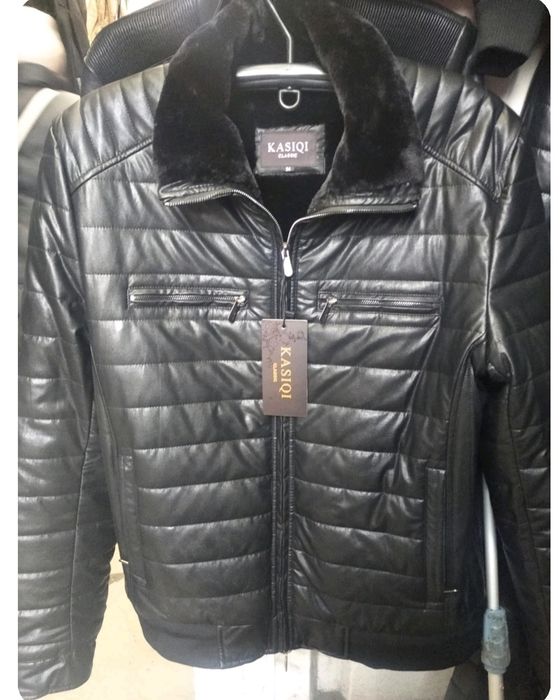 Куртка чоловіча екошкіра