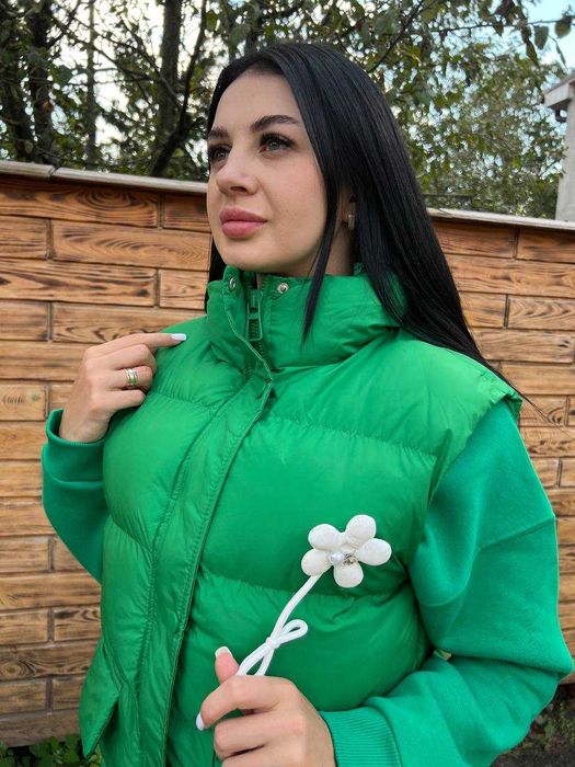 TOP!Жіночий костюм-трійка Raw на флісі з жилеткою Зимова підтримка