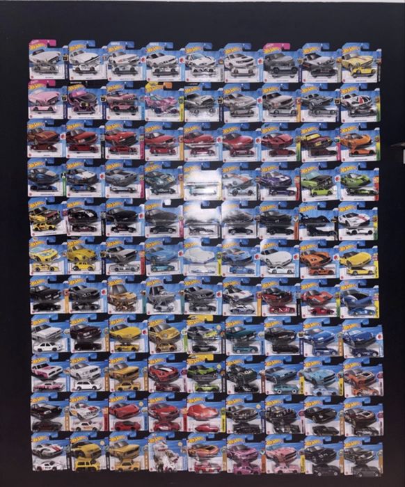 102 sztuki main hot wheels zestaw