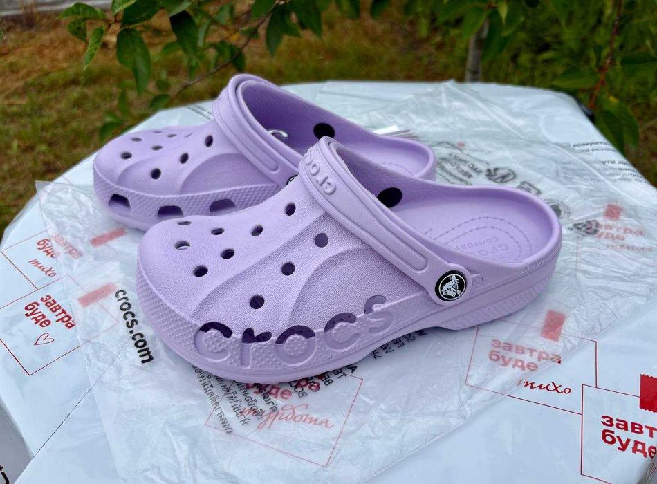 Крокси для дівчаток та хлопчиків Крокси дитячі лавандові Crocs Kids 31 32 33 34 р. в наявності