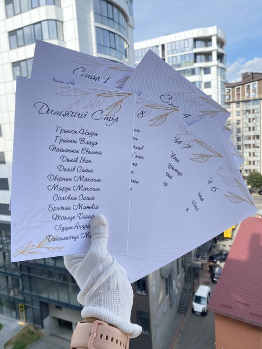 Розсадка на весілля