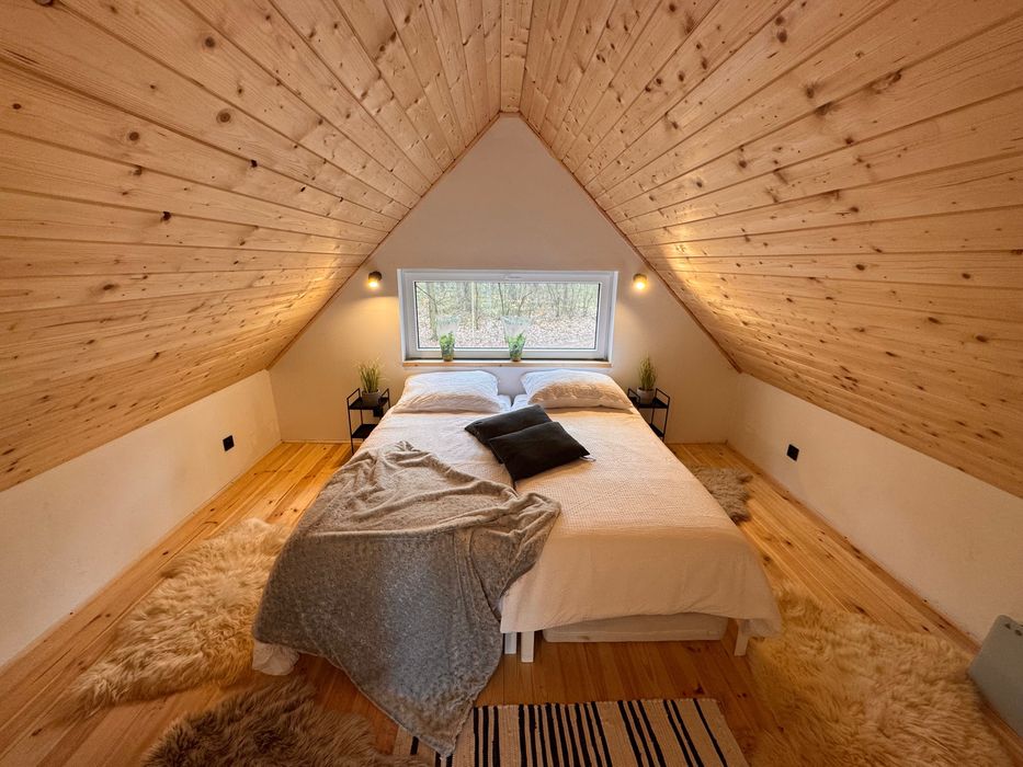 Domek jacuzzi sauna Sandomierz Kielce jezioro