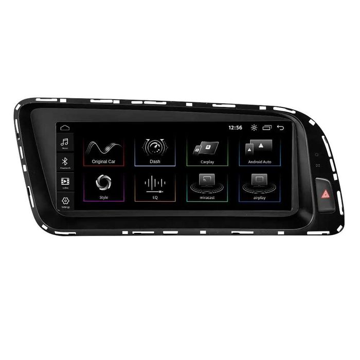 Apple CarPlay Android Auto Linux Radio Multimedialne FM RDS Bluetooth Nawigacja Yanosik AUX Google Maps Audi Q5 8R