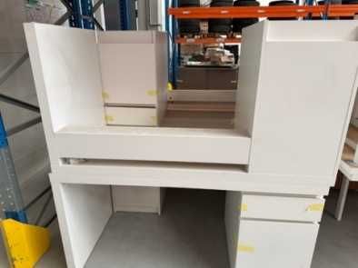Biurko IKEA Malm białe r.140x65x73 cm-dostawa gratis