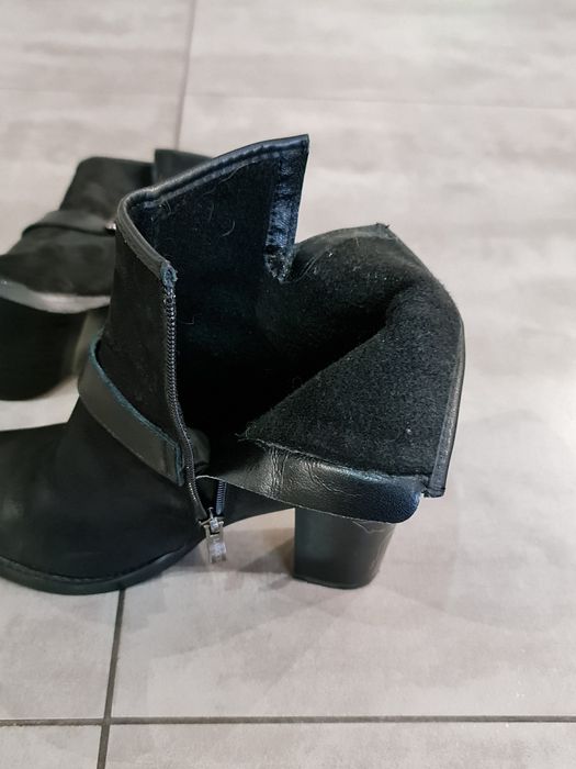 Botki Lasocki r. 38 skóra czarne